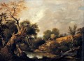 der Harvest Field romantische John Constable